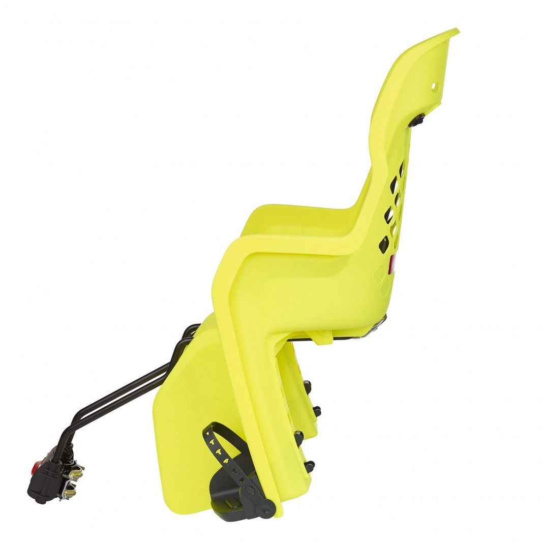 Joy 29'' - Child Bicycle Seat for Small Frames and 29Ers Yellow Fluo and Dark Grey