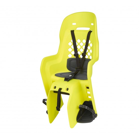 Joy CFS - Child Bicycle Seat for Carriers Yellow Fluo and Dark Grey