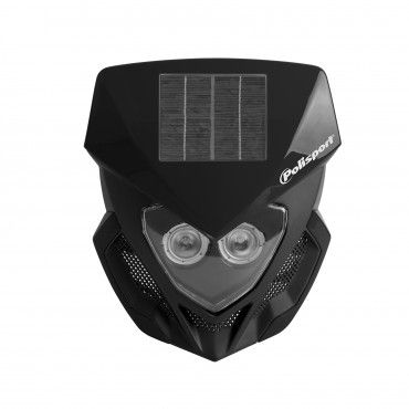 Lookos Evo - Headlight Black with Solar Panel and Battery