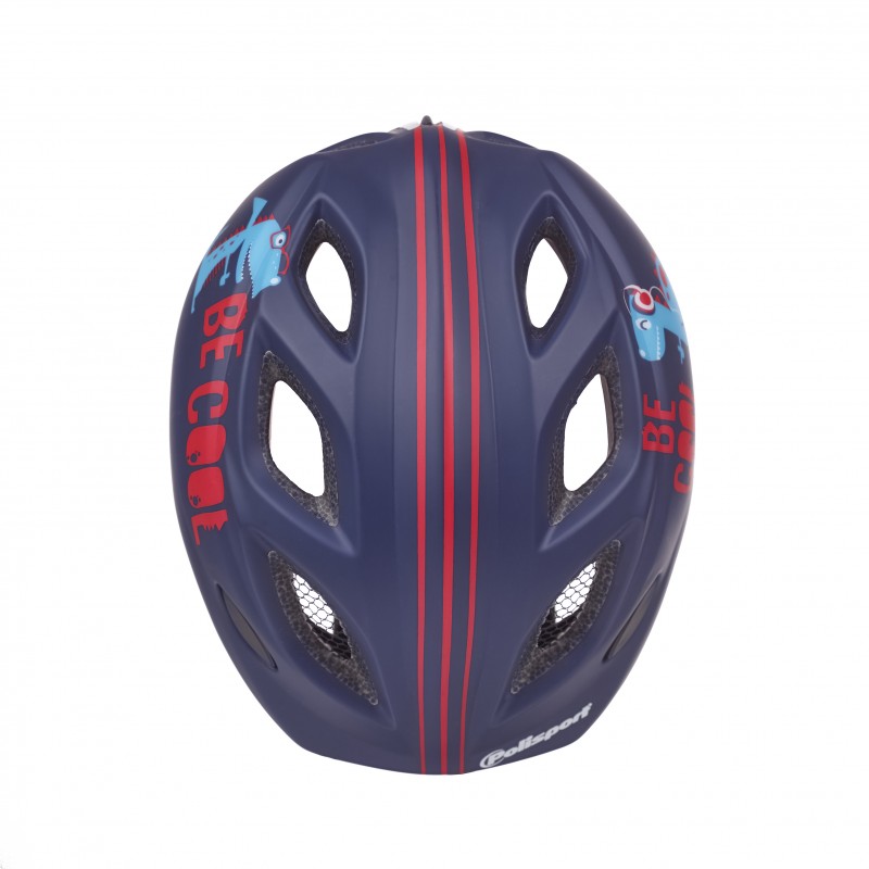 S Junior Premium - Casco de bicicleta infantil azul 