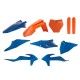 KTM SX,SX-F/XC,XC-F - MX Replica Kunststoff-Kit Blue Metal Flow - Modelle 2019-22 KTM SX,SX-F/XC,XC-F - MX Replica Kunststoff-Kit Blue Metal Flow - Modelle 2019-22