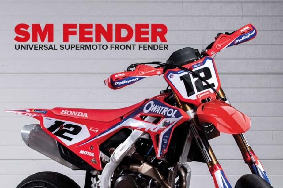 SM FENDER is the new Polisport Universal Front Fender, available in 2 different versions