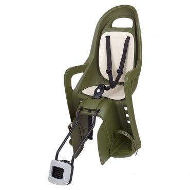 Groovy 29'' - Child Bike Seat Dark Green and Cream for Small Frames and 29ers