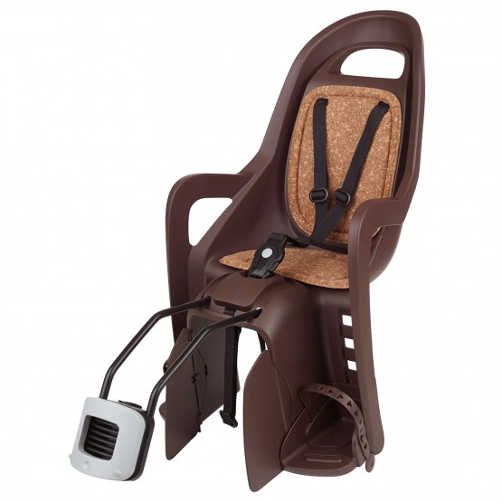 Groovy FF - Rear Child Bike Seat Light Dark Brown Eco