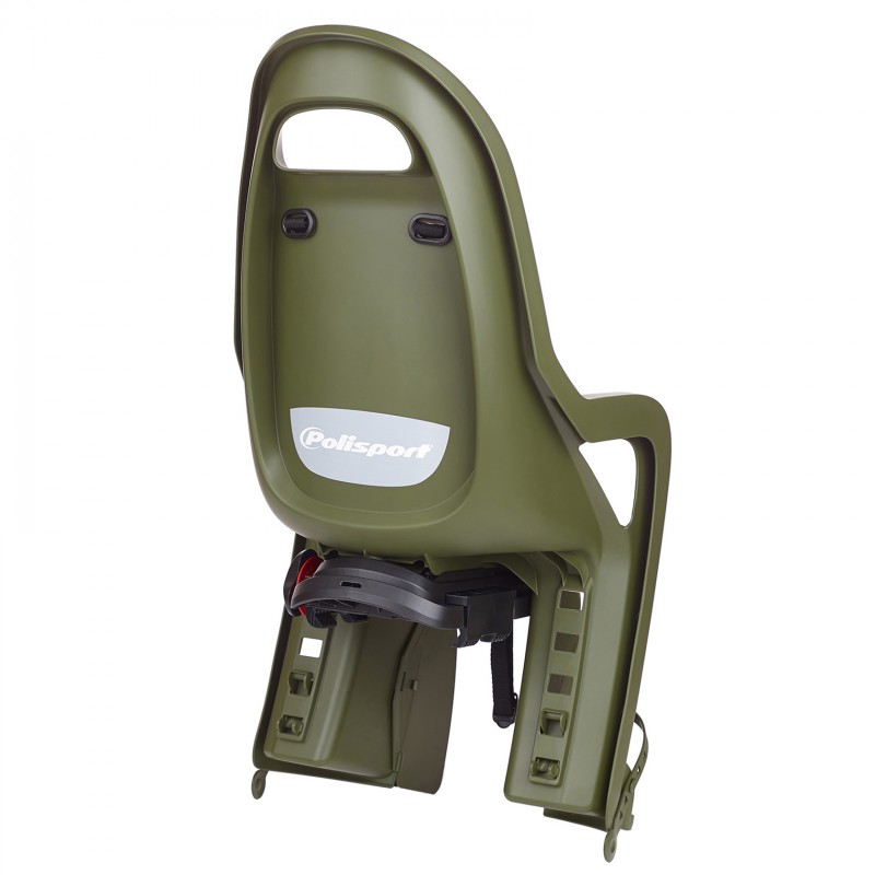 Groovy CFS - Rear Child Bicycle Seat Dark Green and Cream for Luggage Carriers