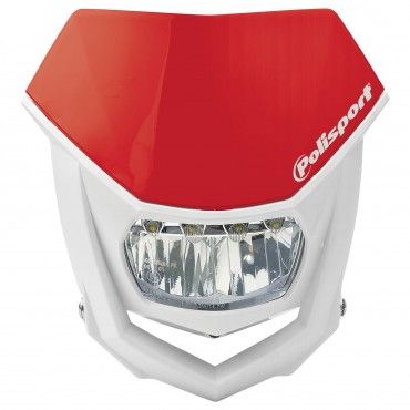 Porta-Farol Halo Led Vermelho e Branco