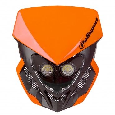Lookos Evo - Phare Orange et Noir avec Batterie