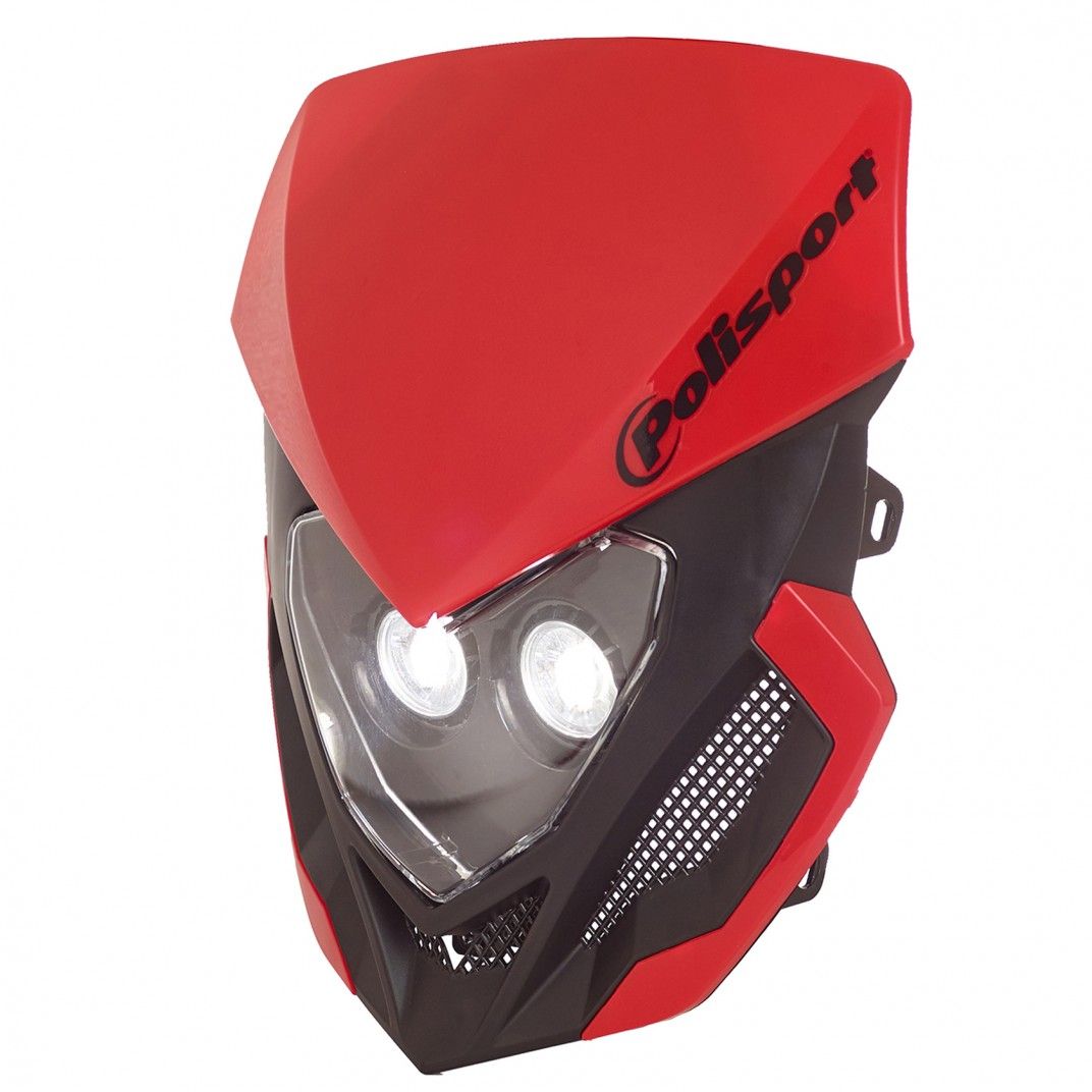 Lookos Evo - Headlight Red and Black with Battery