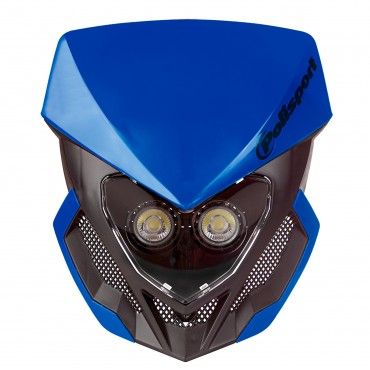 Lookos Evo - Scheinwerfer Blau und Schwarz mit Batterie