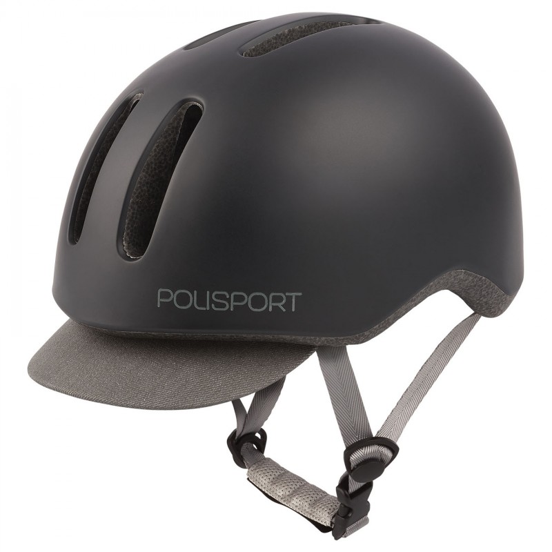 Commuter - City-Helm zum Pendeln Schwarz und Grau Gre L