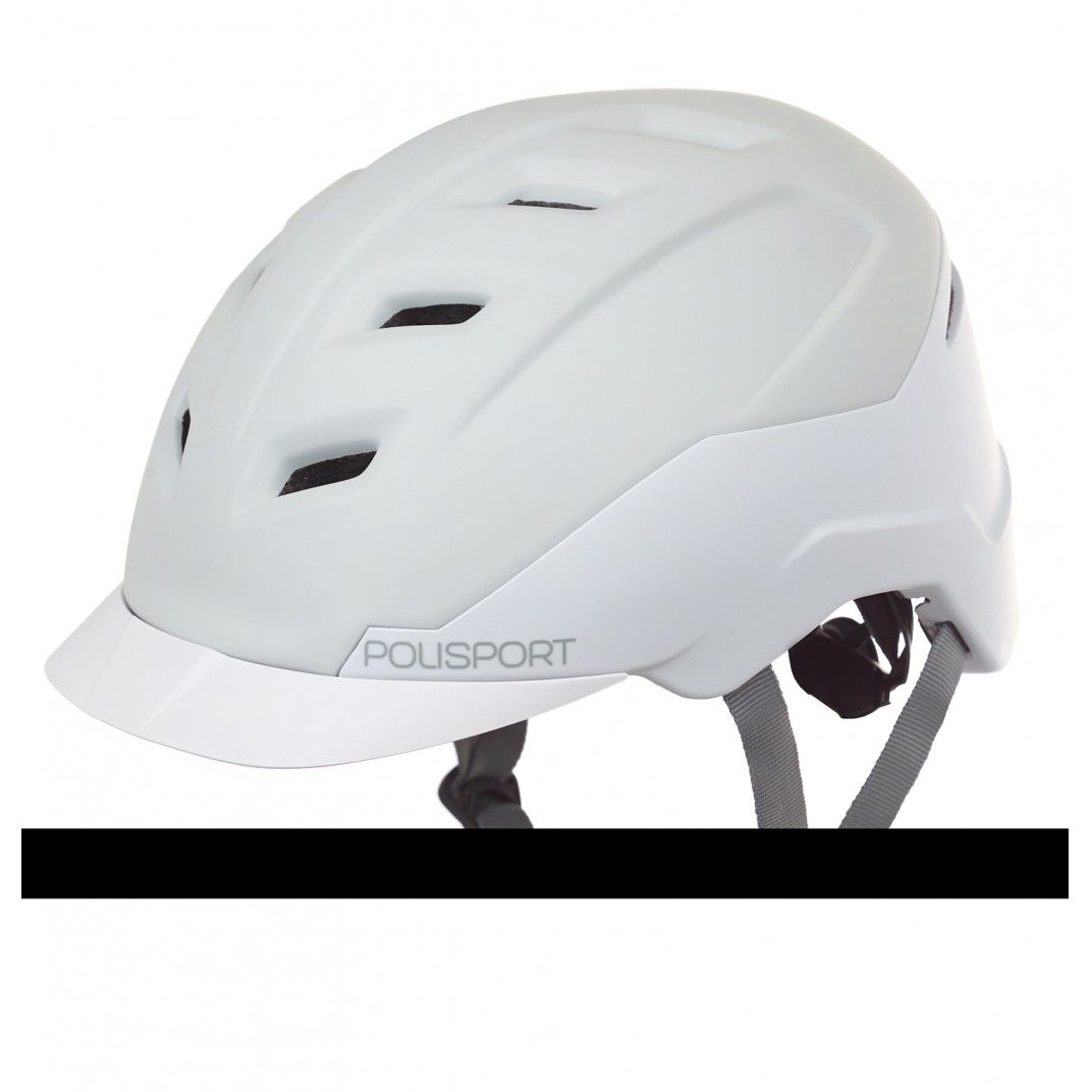 E-City - City Helmet for E-Bikes Cream and White - M Size