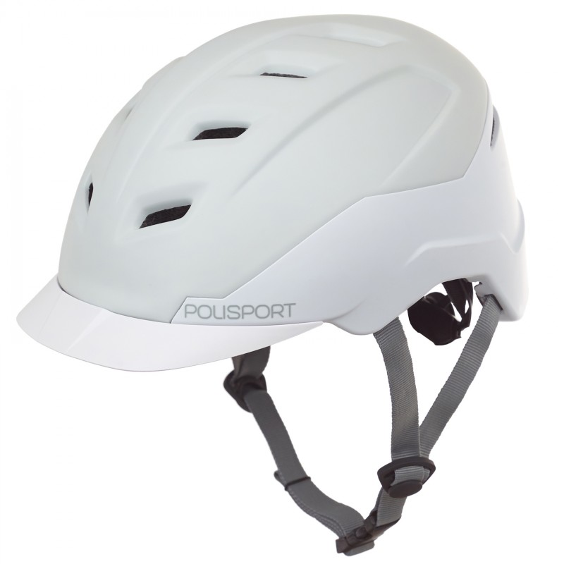 E-City - City Helmet for E-Bikes Cream and White - L Size