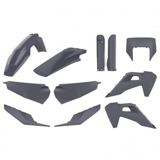 Husqvarna TE/FE - Replica Plastic Kit Nardo Grey - 2020 Models