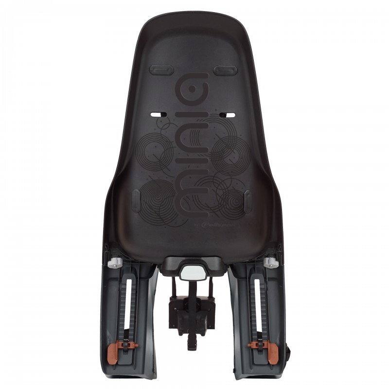 Minia FF - Rear Child Bicycle Seat for Frame  Black