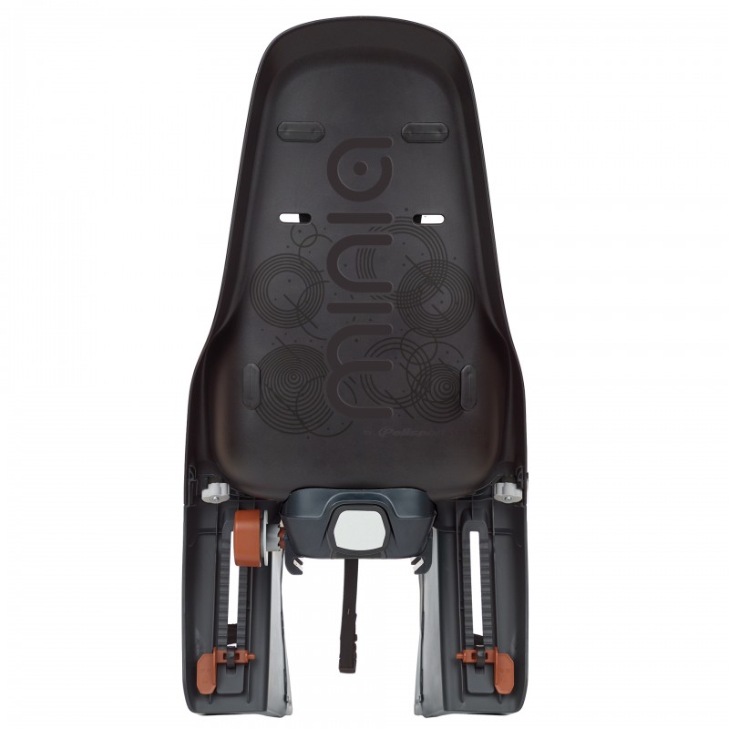 Minia CFS - Seggiolino posteriore per biciclette Montaggio su portapacchi Nero