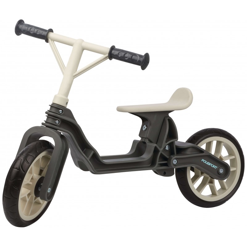 Balance Bike - Bicicleta Infantil de Aprendizaje Crema y Gris