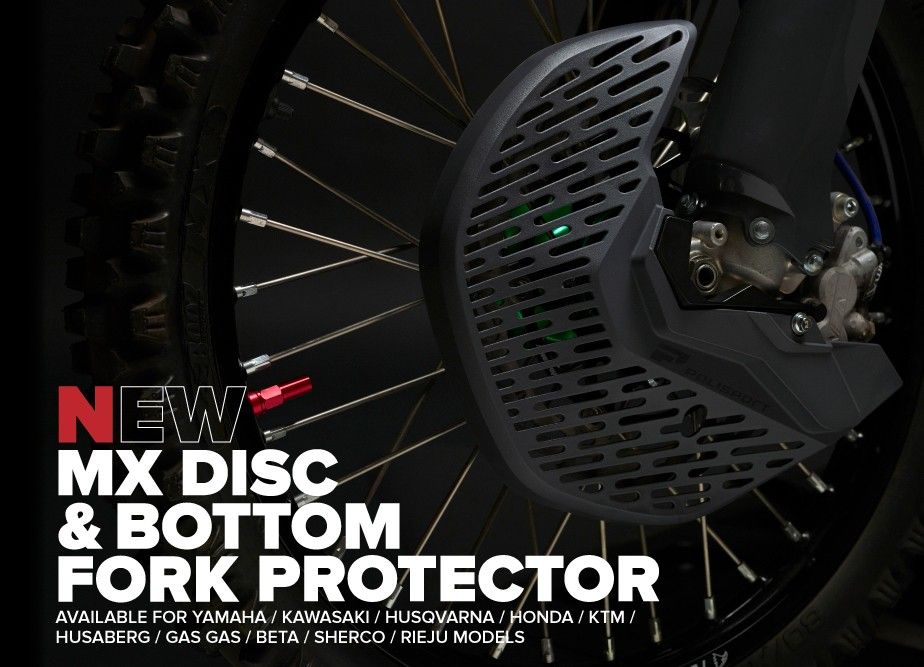 NEW MX DISC AND BOTTOM FORK PROTECTION