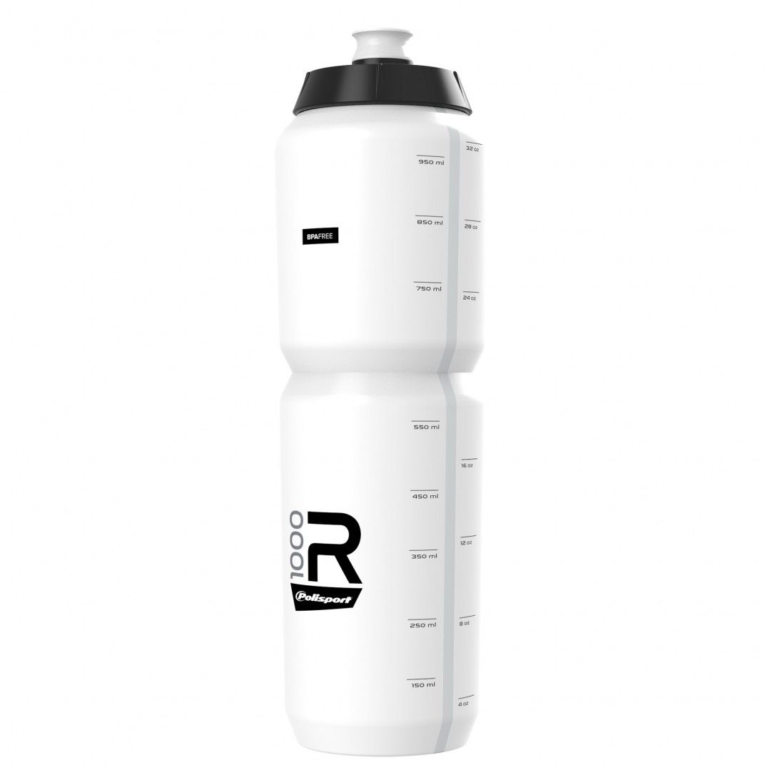 R1000 - Bottiglia sportiva leggera da 1000 ml Bianco