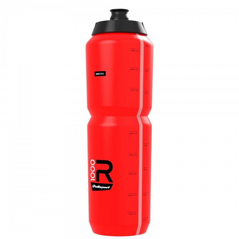 R1000 - Bottiglia sportiva leggera da 1000 ml Rosso