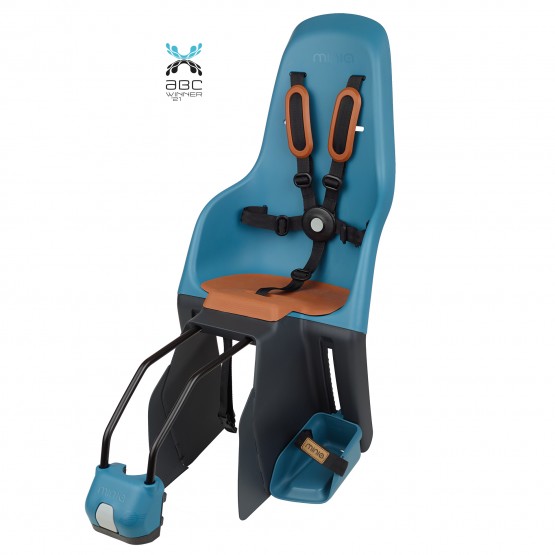 Minia FF - Rear Child Bicycle Seat for Frame Neptune Blue