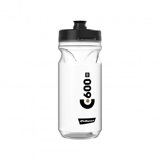 Clip-On Bottle C600 Clear and Black