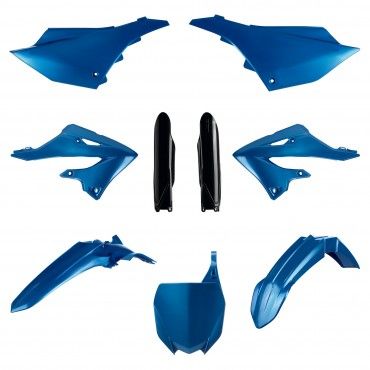Yamaha YZ125/250 - Kit de Plástica MX Blue Metal Flow - Modelos 2022
