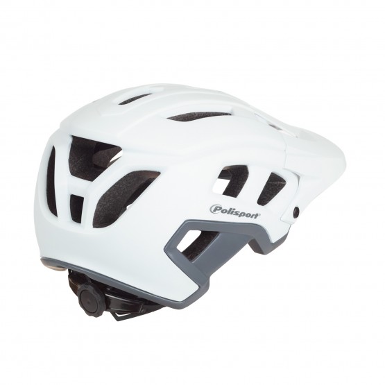 Mountain Pro - MTB Multidisciplinary Helmet White and Grey - L Size