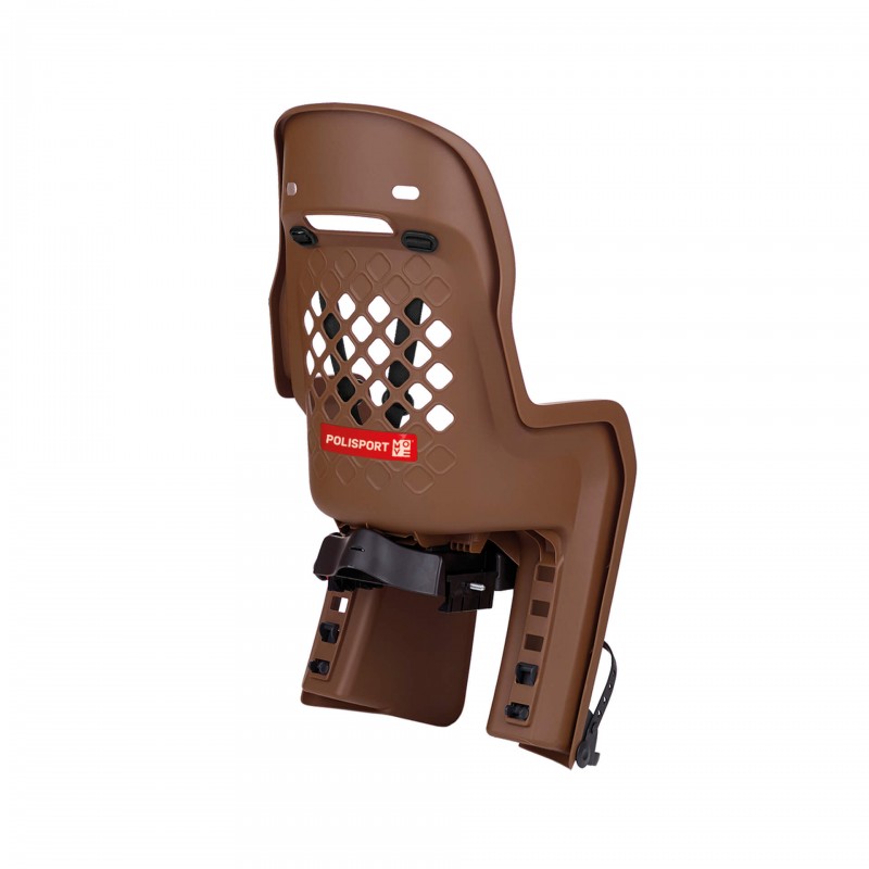 Joy CFS - Child Bicycle Seat for Carriers Brown and Dark Grey