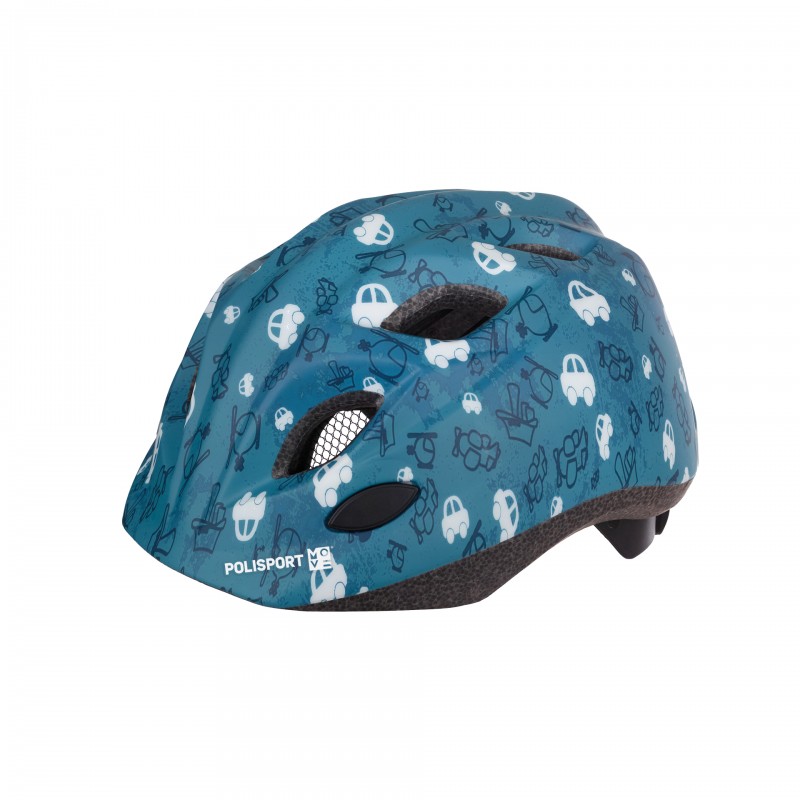XS Kids Premium - Blue Bicycle Helmet for Kids with Led Light 