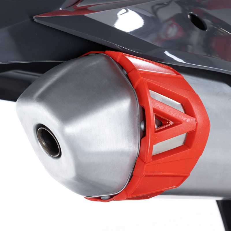 SILENCER PROTECTOR RED FOR 2 STROKES