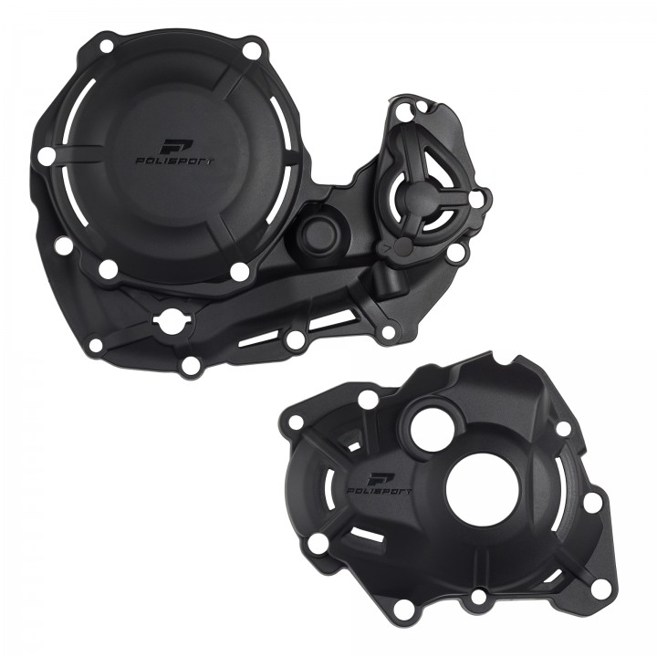Polisport Engine Guard Kit For Husqvarna & KTM Dirt Bikes - Tough Protection Covers For FC 250/350, EXC-F/XCF-W Models (2017-2022)