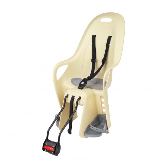 KOARI 29" - Cadeira traseira para bicicleta quadros pequenos e 29" Amarelo/Cinza