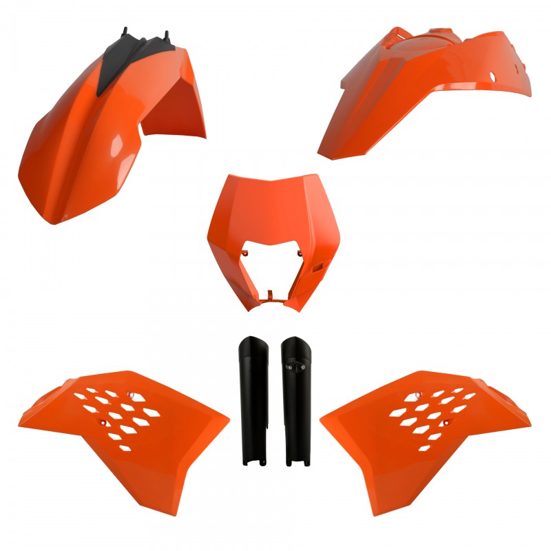 Komplettes Plastik Kit KTM EXC/EXC-F/XC-W/XCF-W (2008-11)