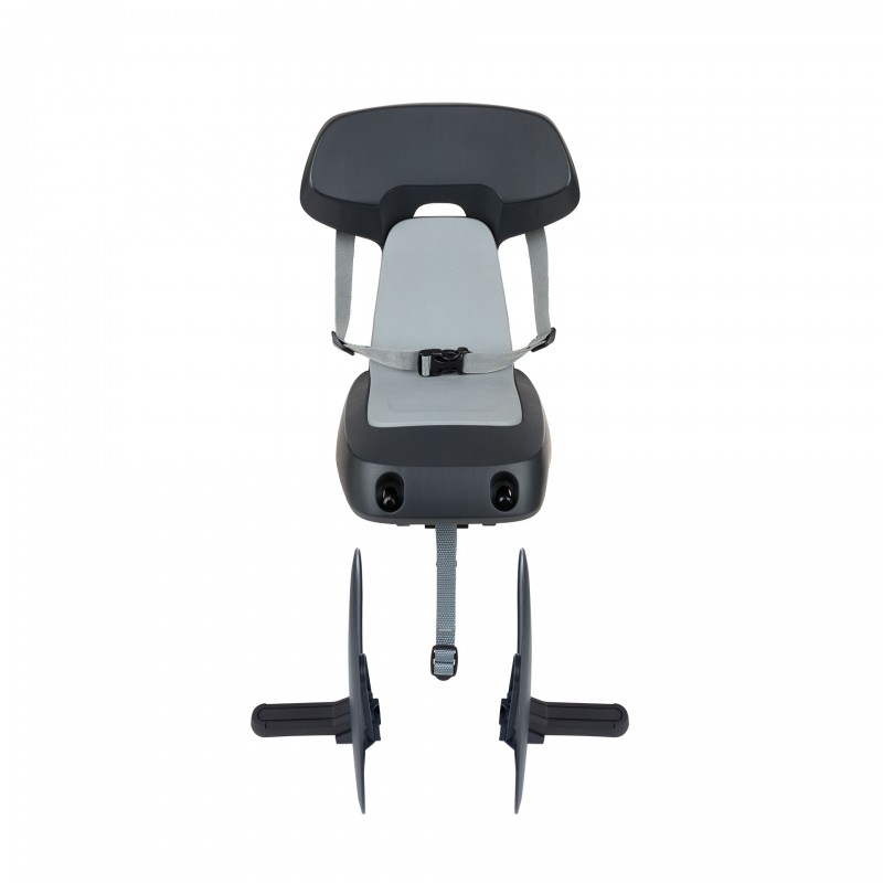 Guppy Junior - Silla Bicicleta Trasera Portaequipajes MIK-HD Gris Oscuro