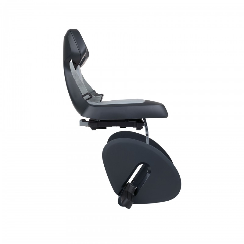 Guppy Junior - Silla Bicicleta Trasera Portaequipajes MIK-HD Gris Oscuro