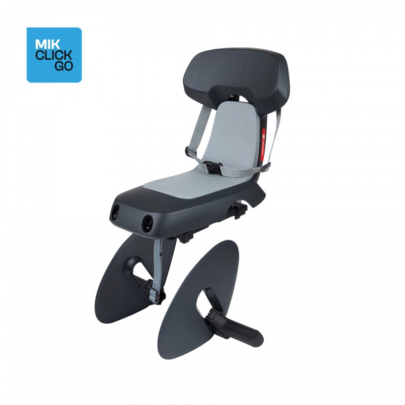 Guppy Junior - Cadeira Bicicleta Traseira Porta-Bagagem MIK-HD  Cinza Escuro