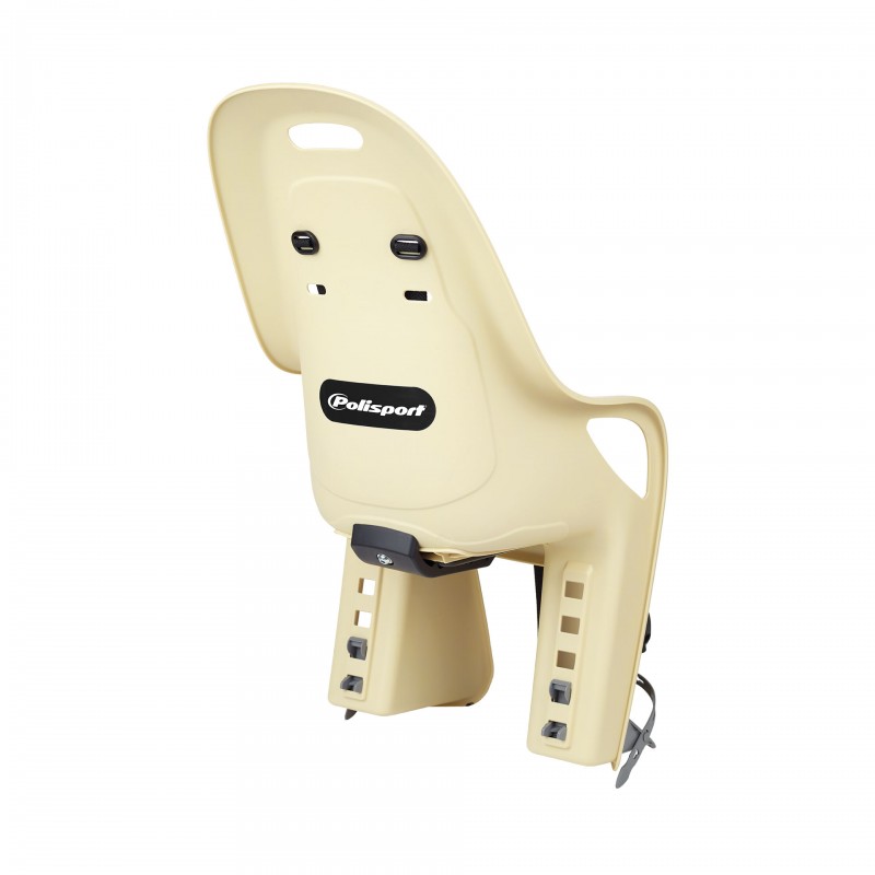 KOARI FF - Seggiolino posteriore per biciclette Montaggio su telaio Giallo