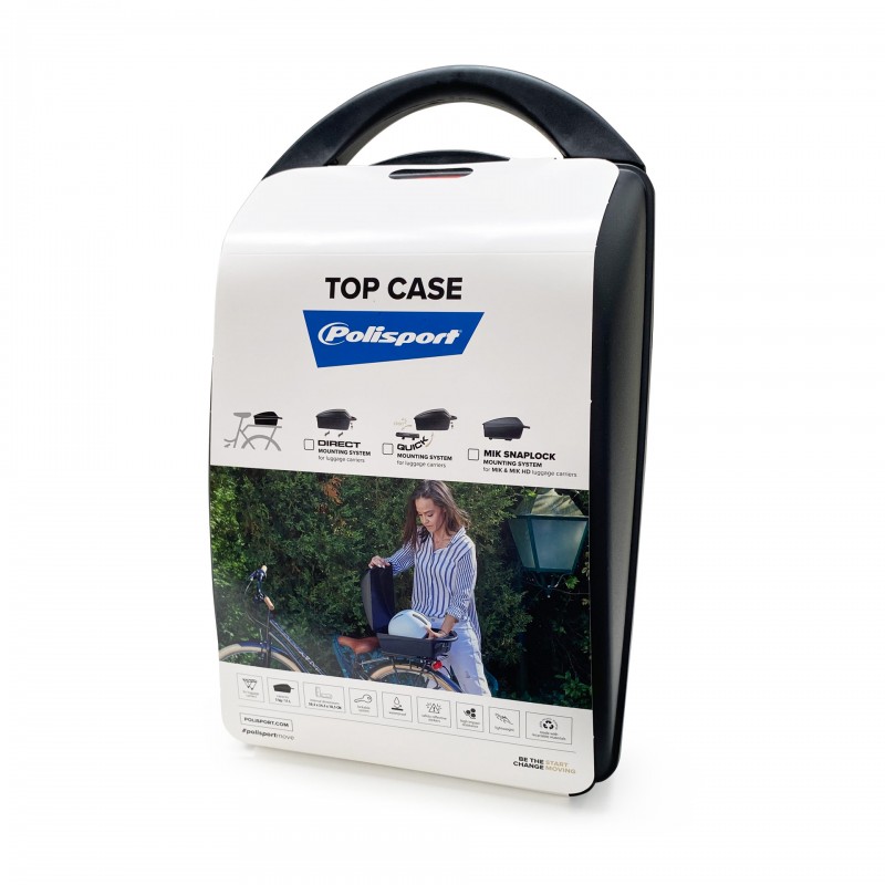 Rear Bicycle Top case- Fits MIK & MIK-HD Racks- SnapLock Mount -11L