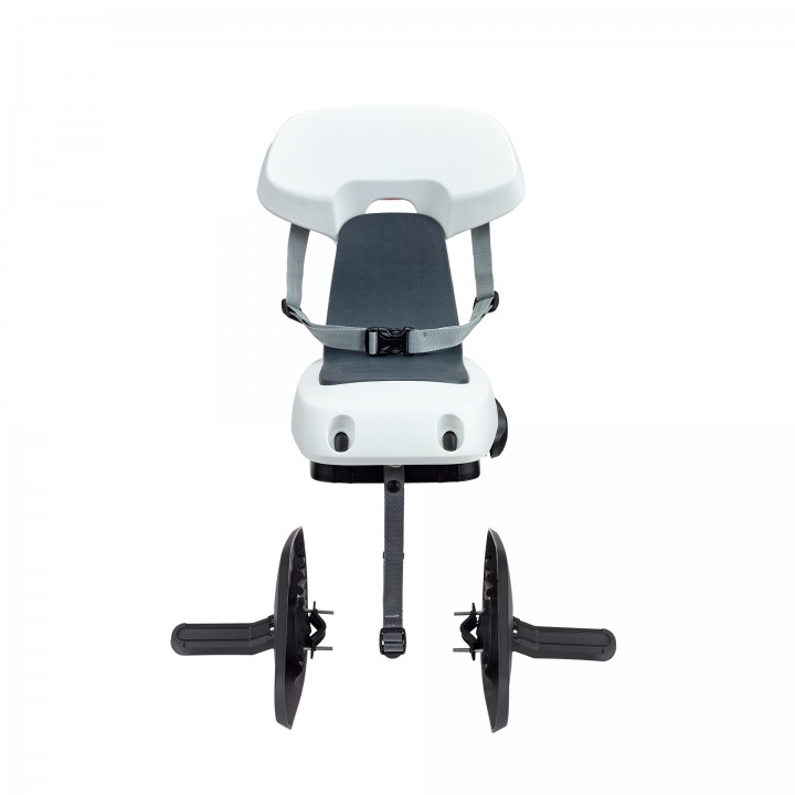 Guppy Junior - Fahrradkindersitz Wei fr Kinder bis 35 kg -  8636100011_Cool Light Dark Grey - Polisport