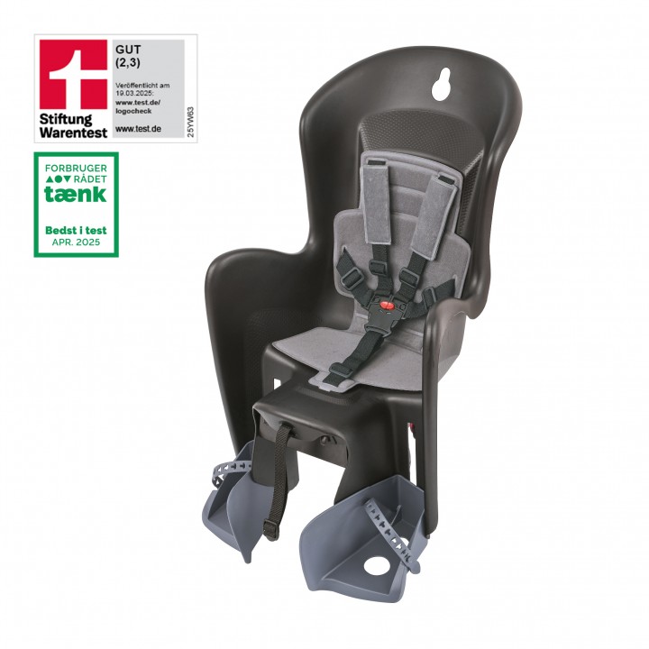 Test et Avis sur le Polisport Bilby, porte bébé vélo arrière