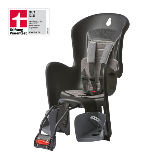 Bilby Maxi FF - Rear Child Bicycle Seat Black and Dark Grey for Frames