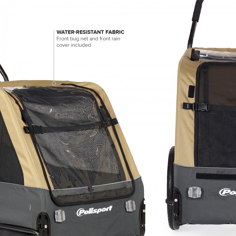 Hundefahrradanh�nger & Hundewagen 2 in 1