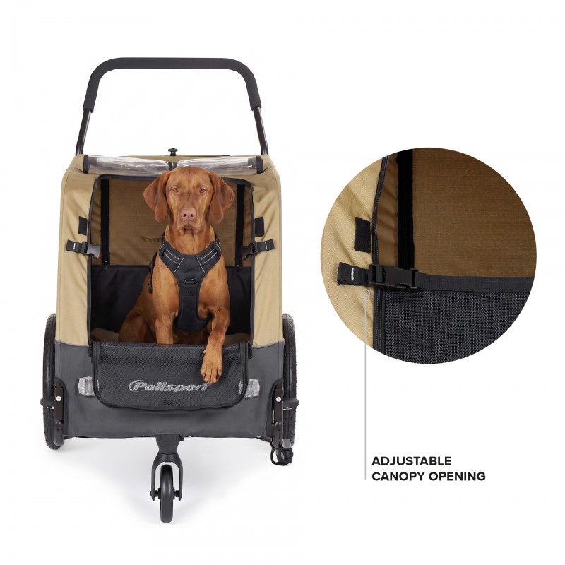 Hundefahrradanh�nger & Hundewagen 2 in 1