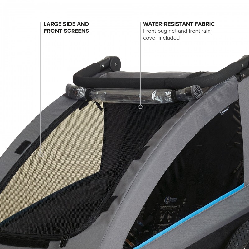 Kids Bicycle Trailer & Stroller 2-in-1