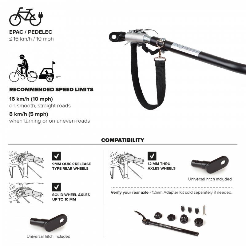 Hundefahrradanh�nger & Hundewagen 2 in 1