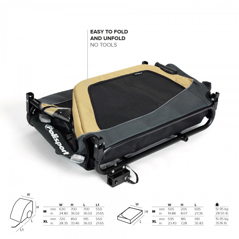 Hundefahrradanh�nger & Hundewagen 2 in 1